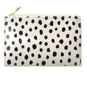 kate spade Black and White Polka Dot Cosmetic Bag